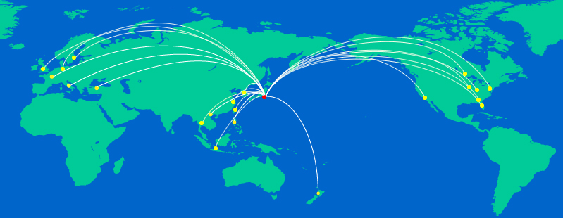 world map